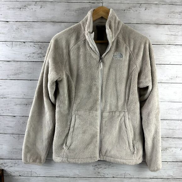The North Face Women's Osito Fleece Jacket‎ tan Small Full Zip - Picture 1 of 8
